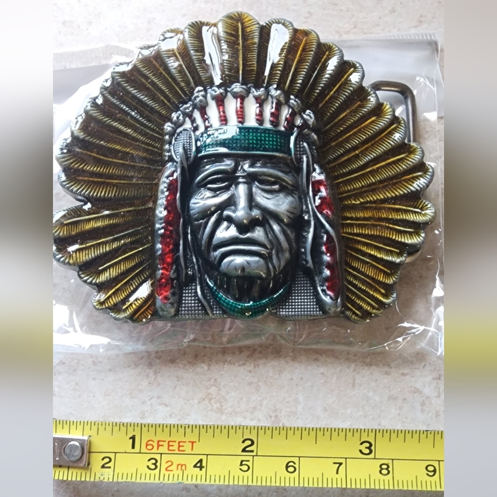 New Native American belt buckle Choose Color